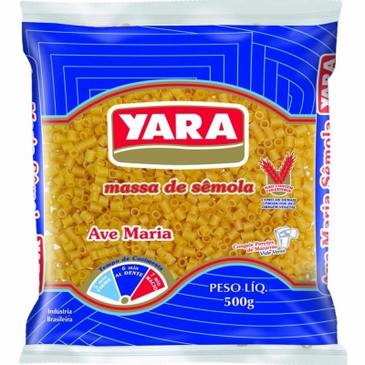 Macarrão Yara Sêmola Ave Maria 500g