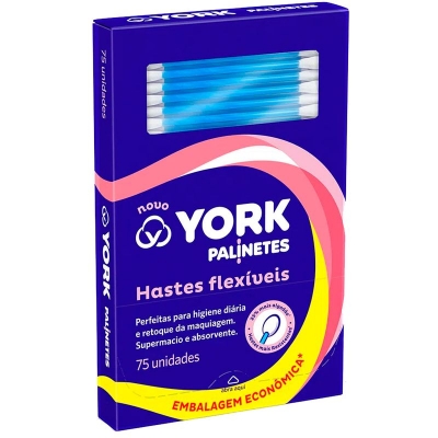 Palinetes York Embalagem Econômica C/75