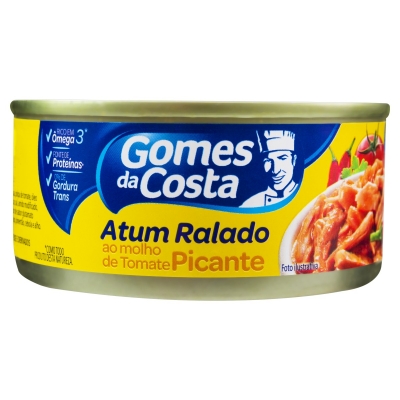 Atum Gomes da Costa Ralado Molho de Tomate Picante 170g