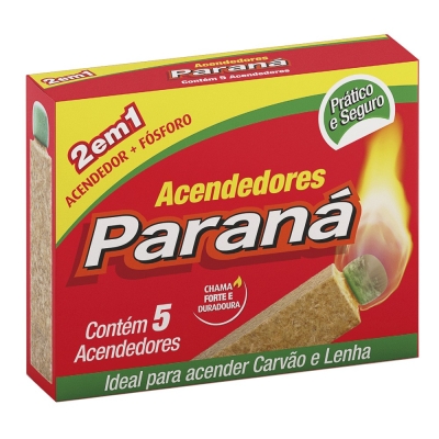 Acendedor Paraná 2em1 C/5