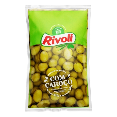 Azeitona Rivoli C/Caroço Sachê 200g