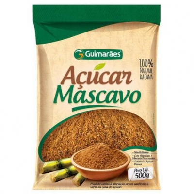 Açúcar Mascavo Guimarães 500g