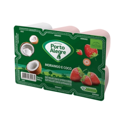Iogurte Porto Alegre Morango/Coco 540g