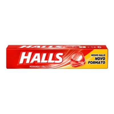 Bala Halls Morango 28g