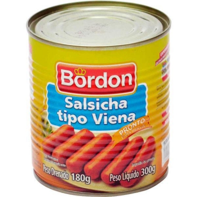 Salsicha Bordon Lata 180g