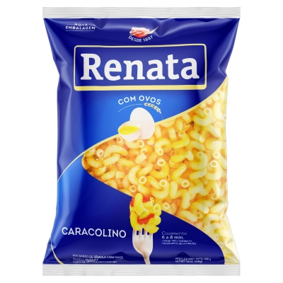 Macarrão Renata C/Ovos Caracolino 500g