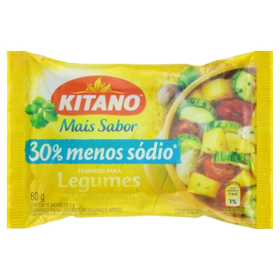 Tempero Kitano Mais Sabor Legumes 60g