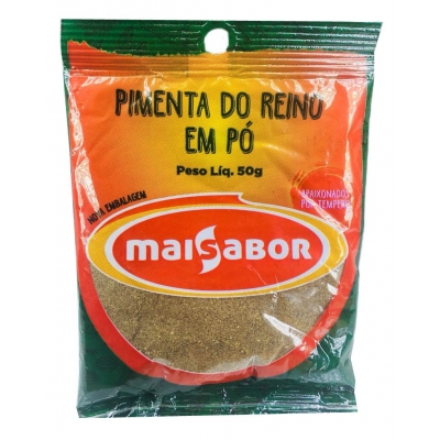 Pimenta do Reino Pó Mais Sabor 50g