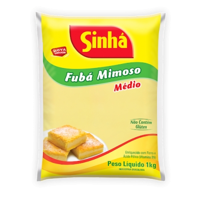 Fubá Mimoso Sinhá Médio 1kg