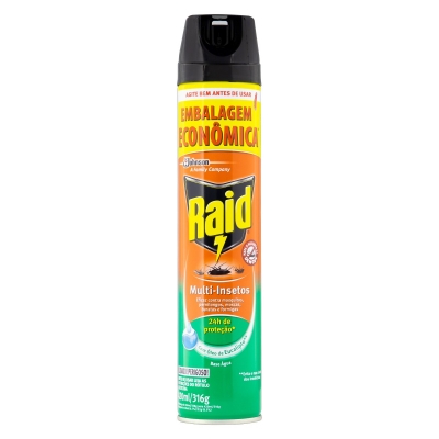 Inseticida Raid Aerosol Multi Insetos Óleo Eucalipto 420ml