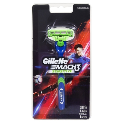 Aparelho de Barbear Gillette Mach 3 Sensitive