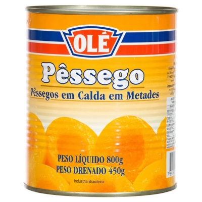 Pêssego em Calda Olé 450g