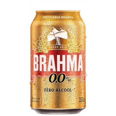 Cerveja Brahma Zero Álcool 350ml