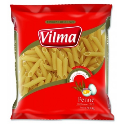 Macarrão Vilma C/Ovos Penne 500g