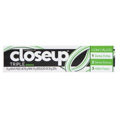 Creme Dental Close Up Triple Menta 70g