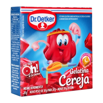 Gelatina Oetker Cereja 20g