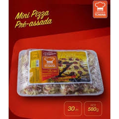 Mini Pizza Tchana Calabresa C/30 580g