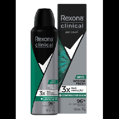 Desodorante Rexona Clinical Aerosol Intense Fresh 150ml