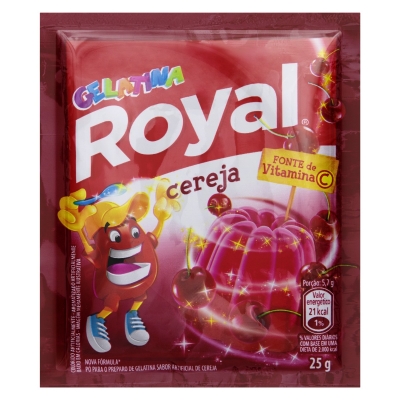 Gelatina Royal Cereja 25g