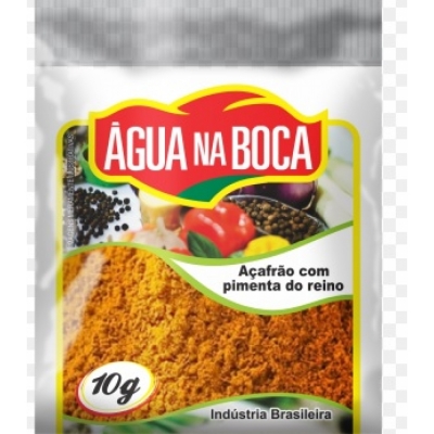 Açafrão C/Pimenta do Reino Água na Boca 10g