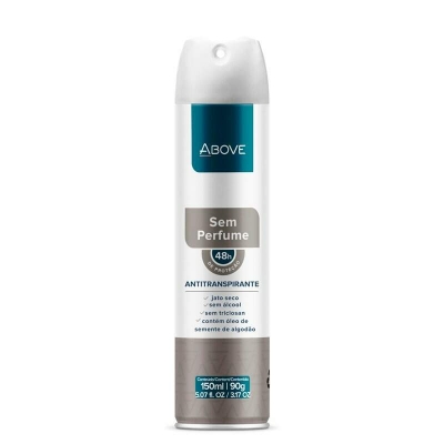 Desodorante Above Aerosol S/Perfume 150ml