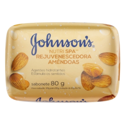 Sabonete Johnson's Amêndoas 80g