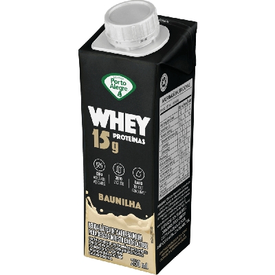 Bebida Láctea Porto Alegre Whey Baunilha 250ml