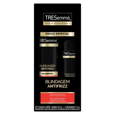 Kit Shampoo/Condicionador Tresemme Blindagem Antifrizz 350/175ml