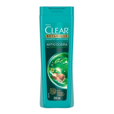 Shampoo Clear Anticaspa Botanique Anticoceira 200ml