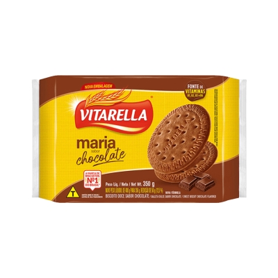 Biscoito Vitarella Maria Chocolate 350g