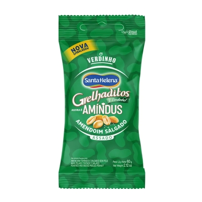 Amendoim Santa Helena Grelhadito S/Pele 60g