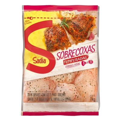 Sobrecoxas de Frango Sadia Temperadas Pacote 1kg