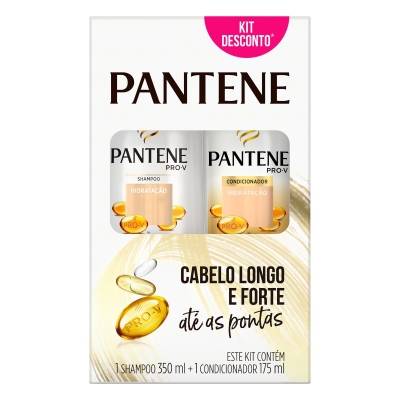 Kit Shampoo/Condicionador Pantene Hidratação 350/175ml