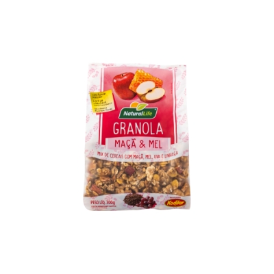 Granola Natural Life Maçã/Mel 300g