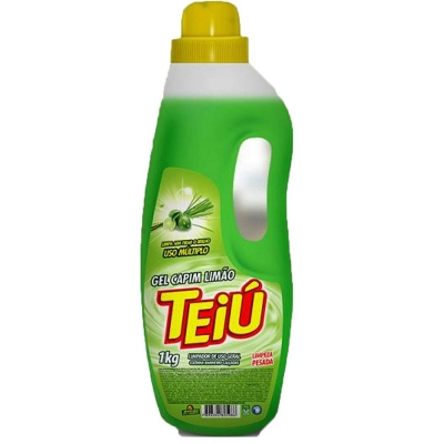 Gel Multiuso Teiú Limpeza Pesada Capim Limão 1kg