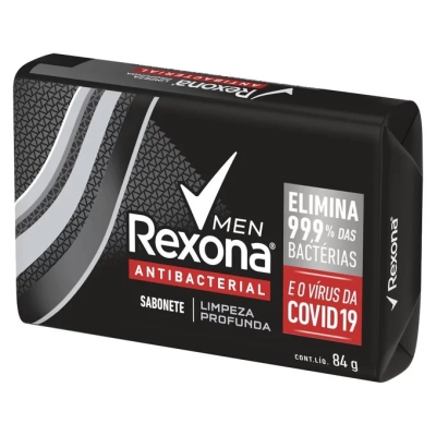 Sabonete Rexona Antibacterial Men Limpeza Profunda 84g