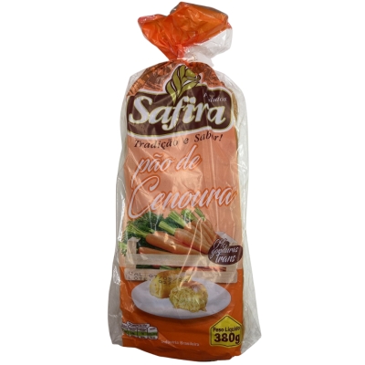 Pão Safira Cenoura 380g