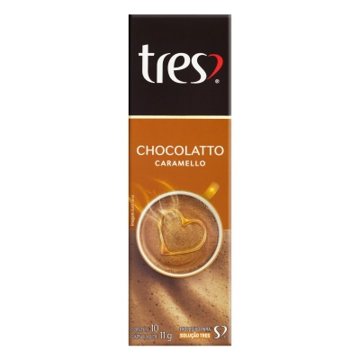 Cápsula Tres Chocolatto Caramello 105g