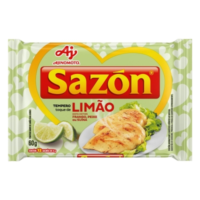 Tempero Sazón Toque de Limão 60g