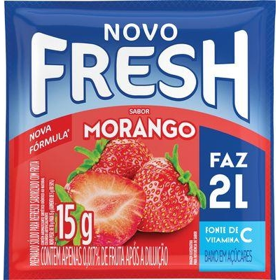 Refresco em Pó Fresh Morango 15g