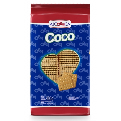 Biscoito Alcobaça Coco 400g