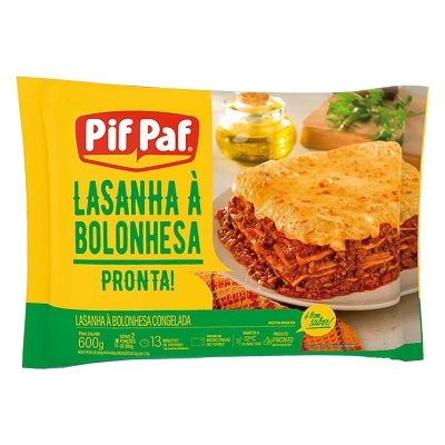 Lasanha Pif Paf Bolonhesa 600g