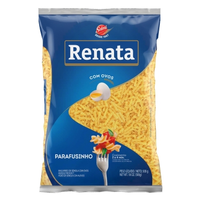 Macarrão Renata C/Ovos Parafusinho 500g