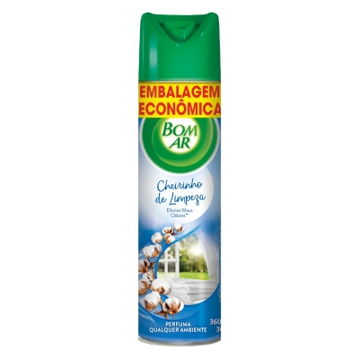 Desodorizador de Ar Aerosol Bom Ar Cheirinho de Limpeza 360ml