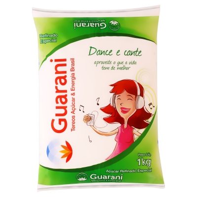 Açúcar Refinado Guarani 1kg