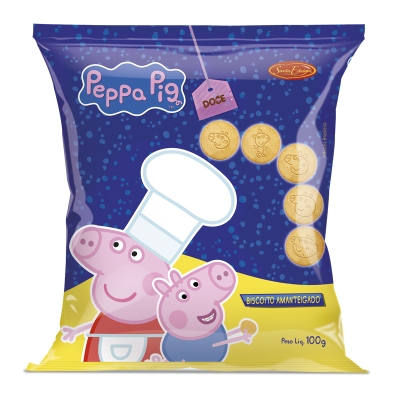 Biscoito Amanteigado Santa Edwides Peppa Pig 100g