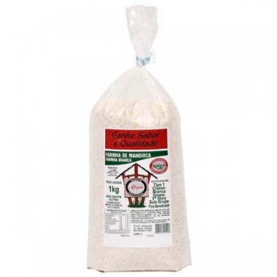 Farinha de Mandioca Branca Produtos da Montanha 1kg