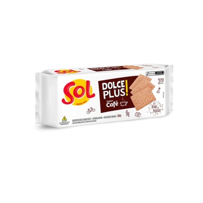 Biscoito Sol Dolce Plus Café 360g