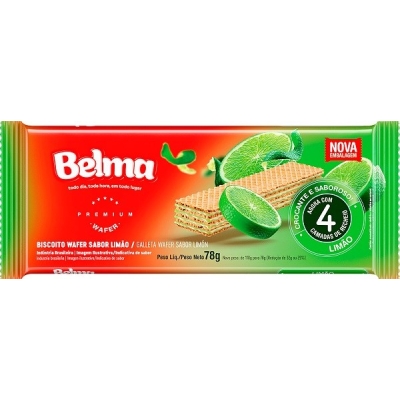 Wafer Belma Limão 90g