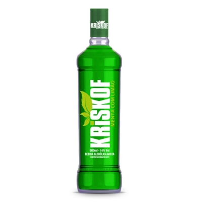 Vodka Kriskof Menta C/Limão 900ml